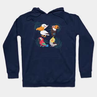 Wild Bird Illustration Hoodie